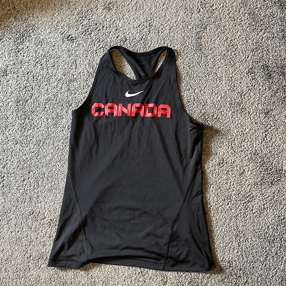 Nike dri fit tank top team Canada - Picture 1 of 2